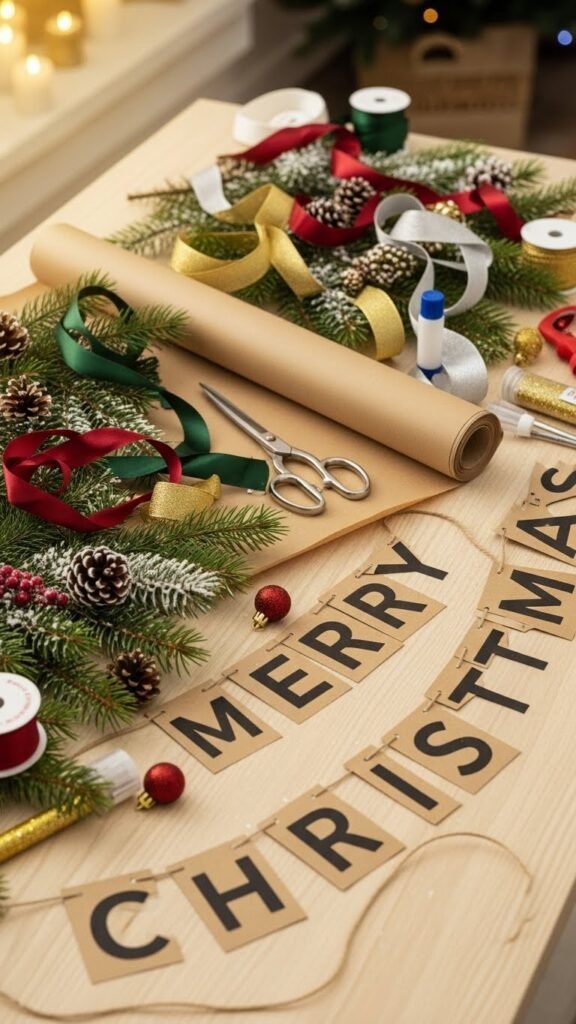 DIY Christmas Banners