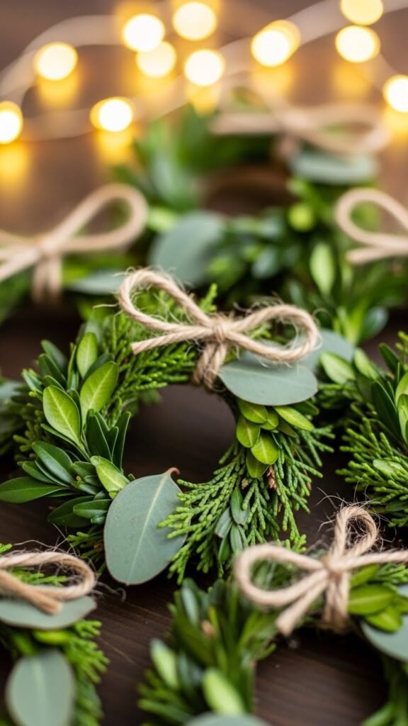 Mini Wreath Ornaments
