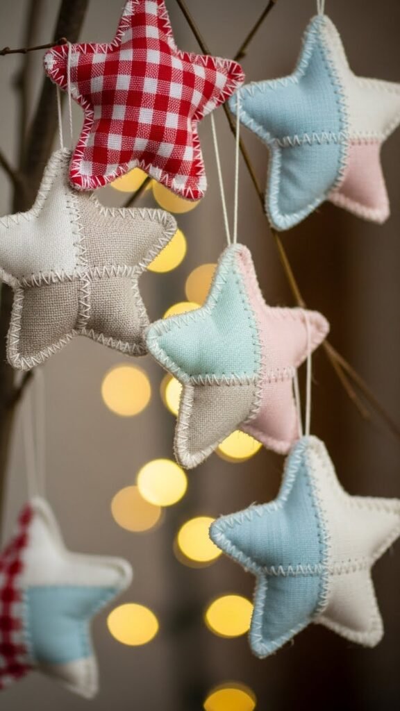 Fabric Scrap Stars