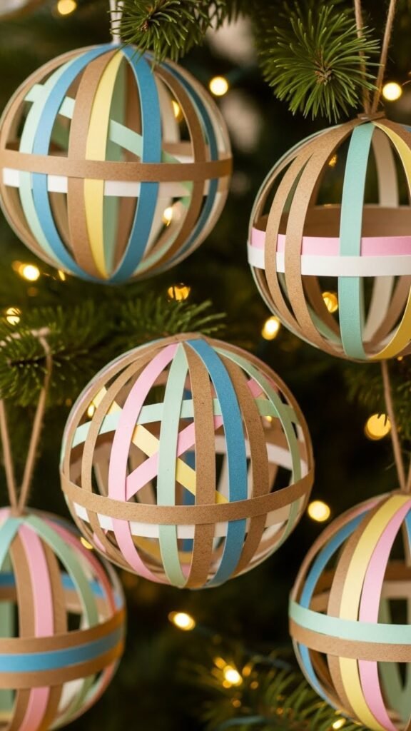  Paper Strip Baubles