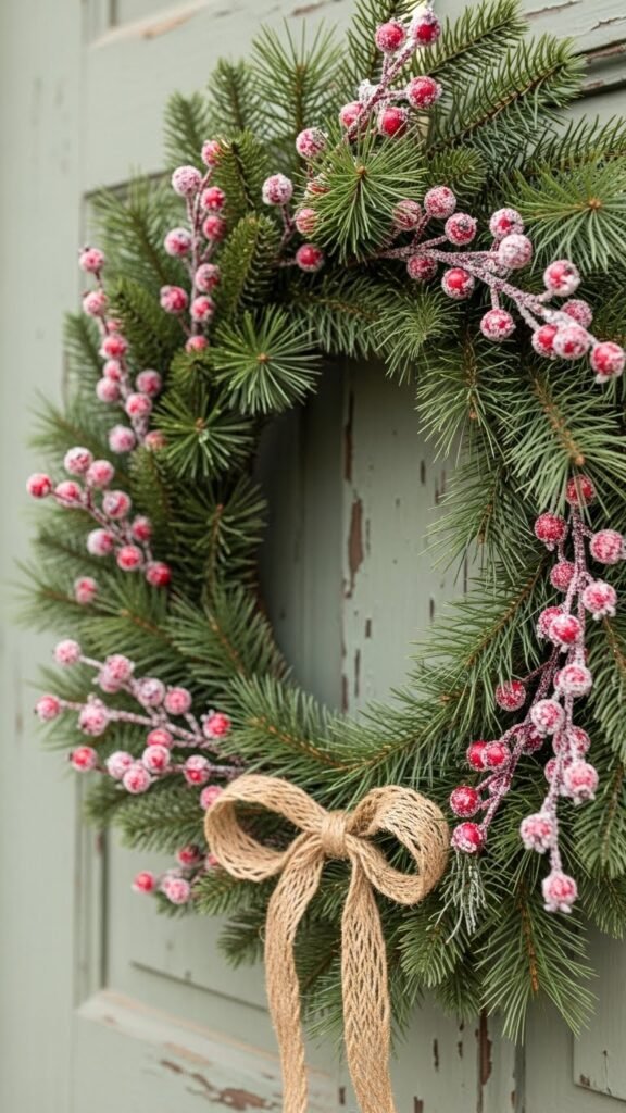 Rustic Pine & Berry Ring