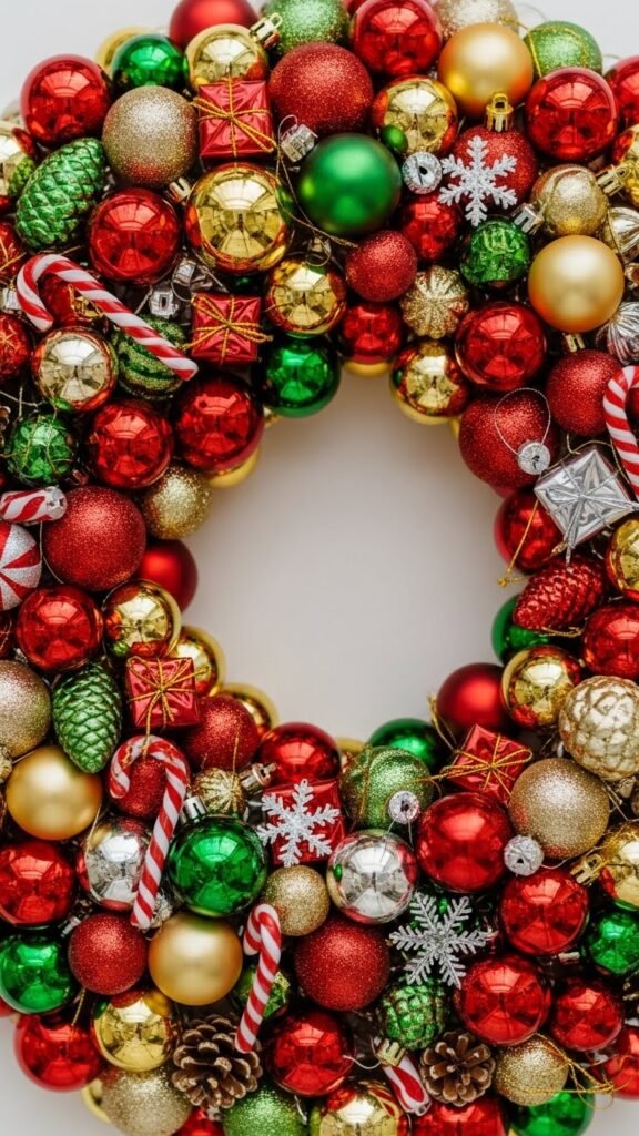 Ornament Cluster Wreath