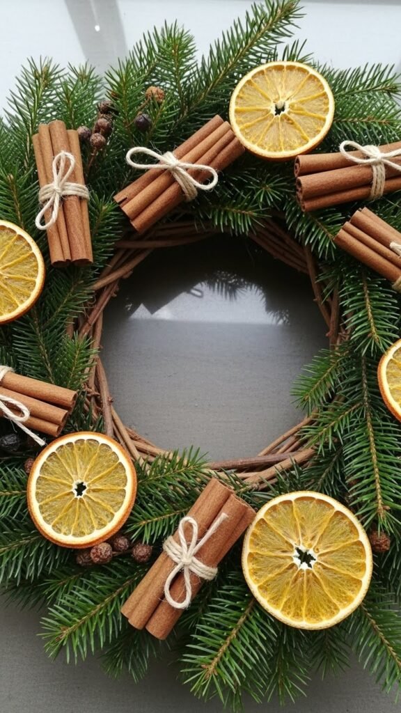 Pine & Cinnamon Wreath
