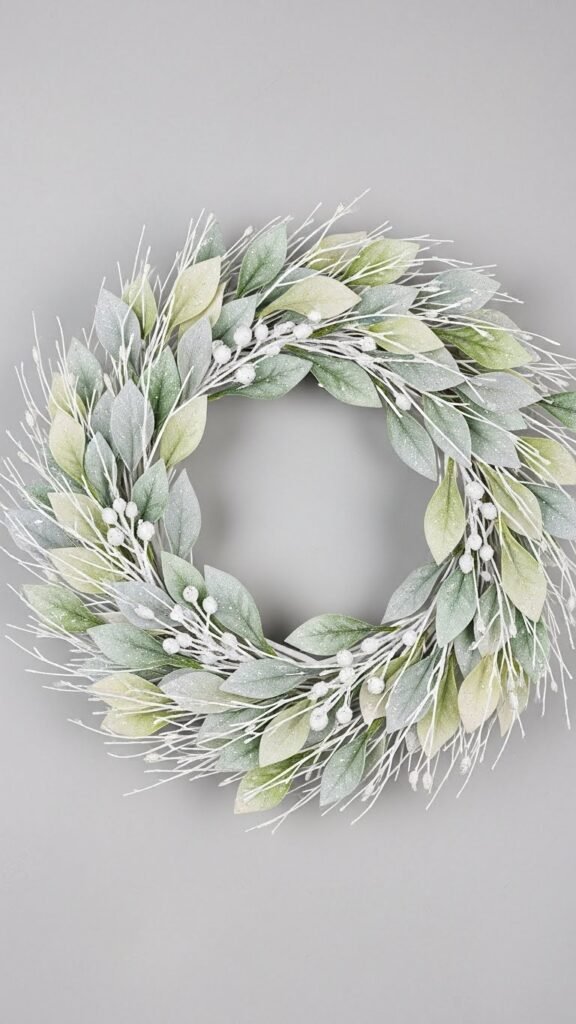  White Winter Wreath