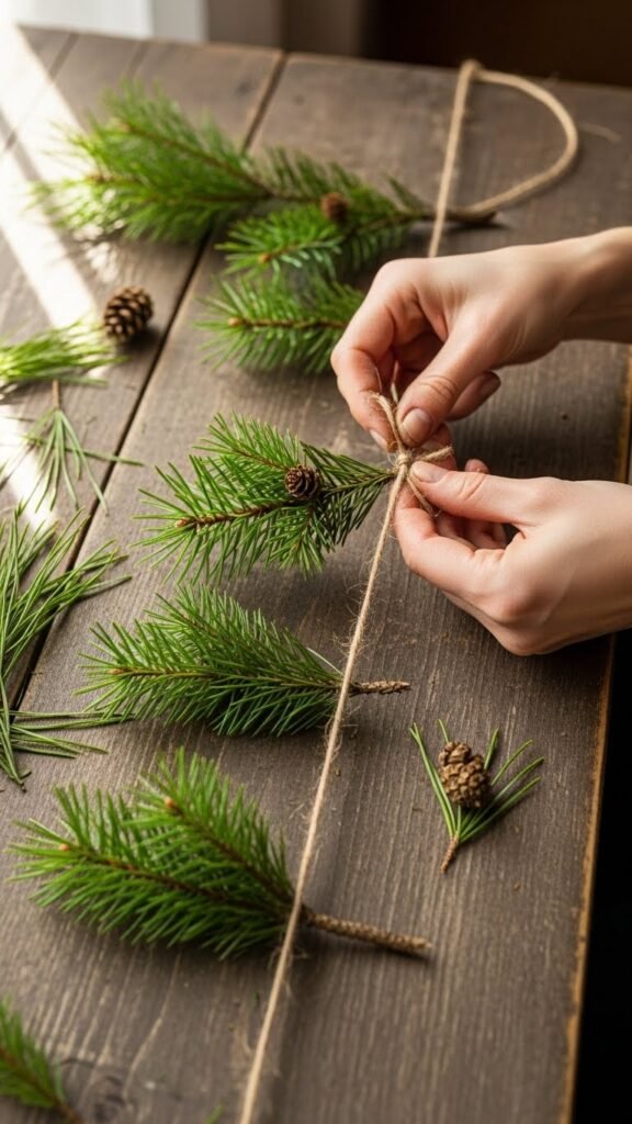 Build the Base of Your Garland