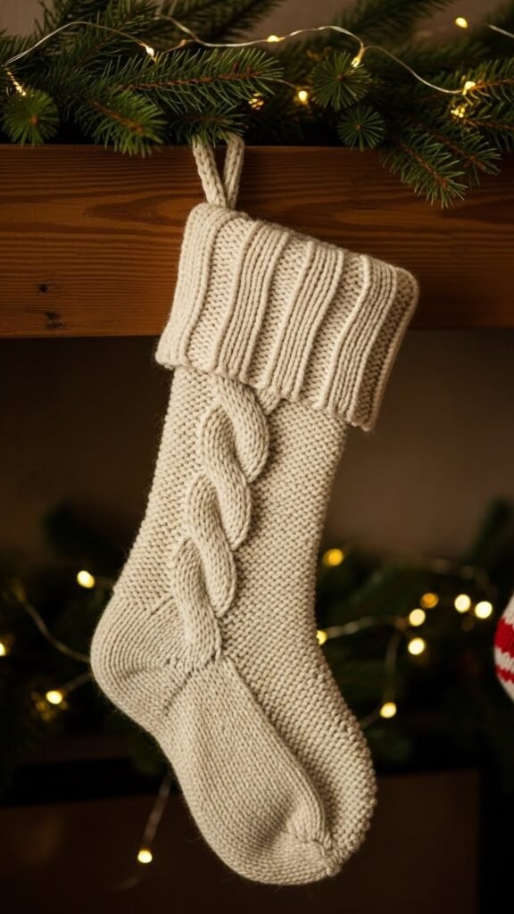 Chunky Knit Sweater Stocking