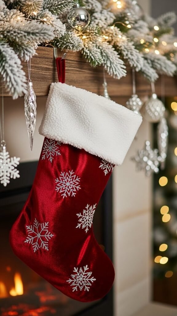 Sherpa Cuff Cozy Stocking