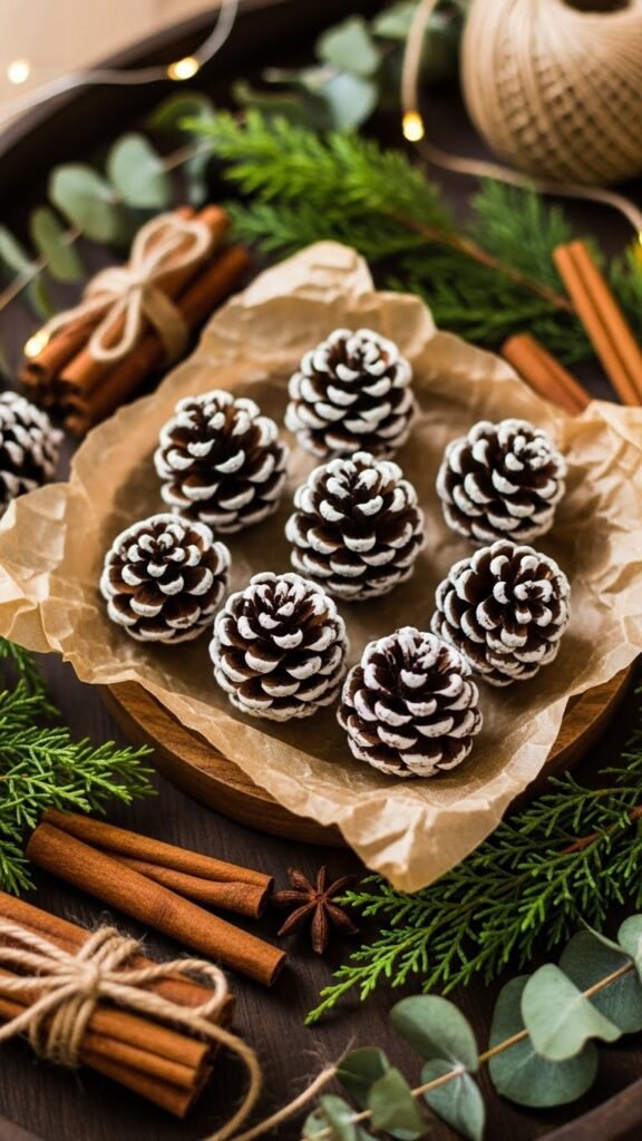 Scented Pinecone Fire Starters