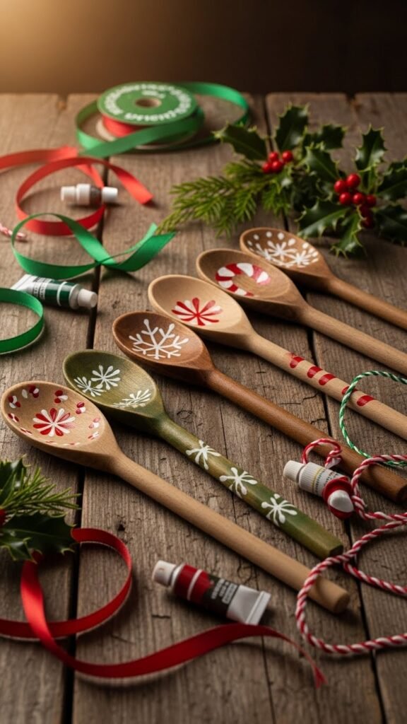 Painted Wooden Spoons