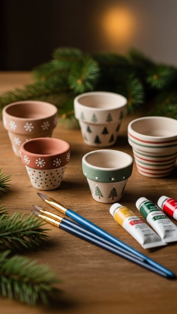 DIY Painted Plant Pots