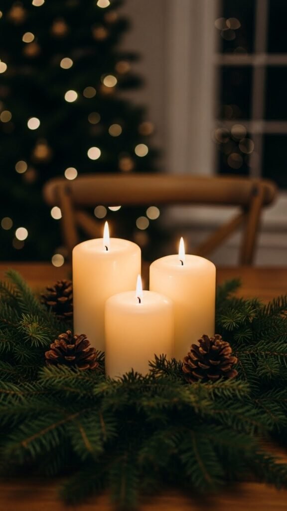 Add Candles for Warmth and Glow