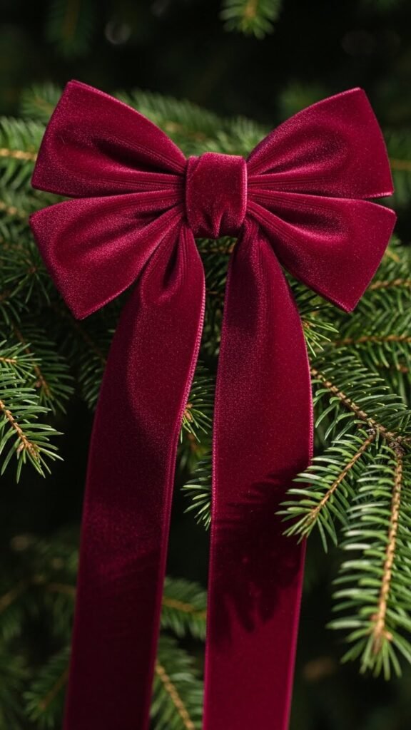 Velvet Double-Loop Bow