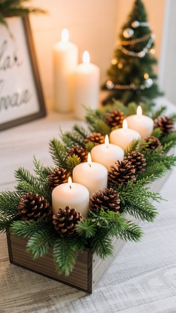 Rustic Wooden Box Arrangement