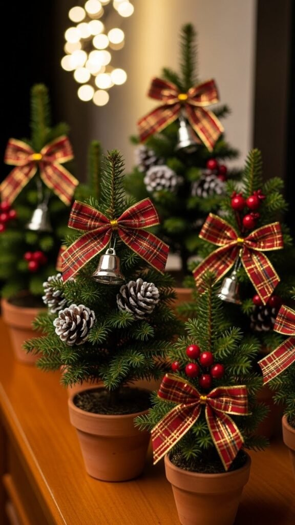 Mini Christmas Tree Pots