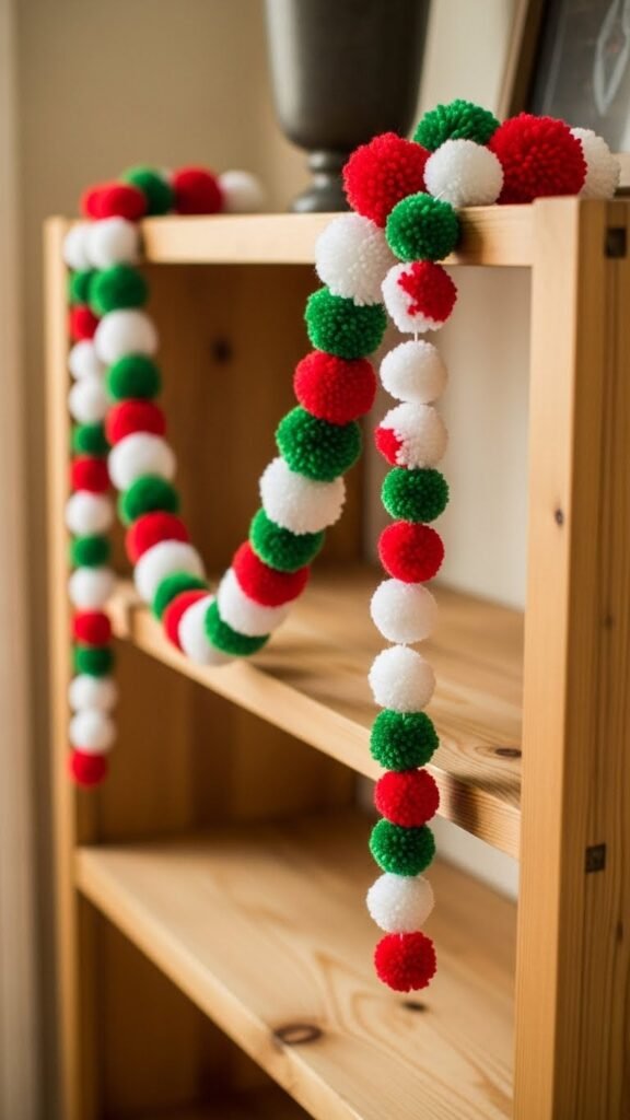 Pom-Pom Yarn Garland