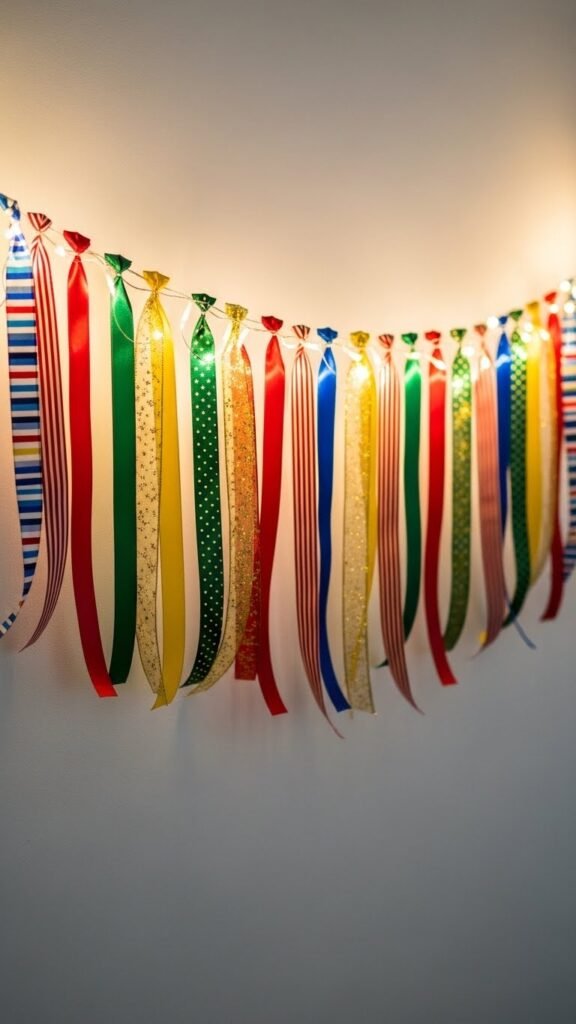 Ribbon Tie Garland
