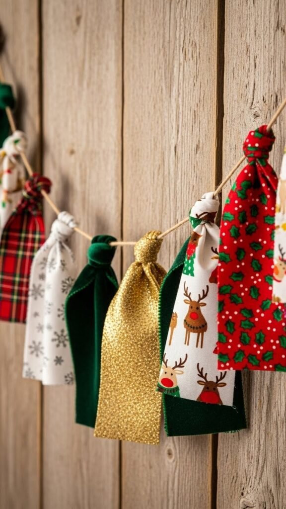 Fabric Scrap Garland