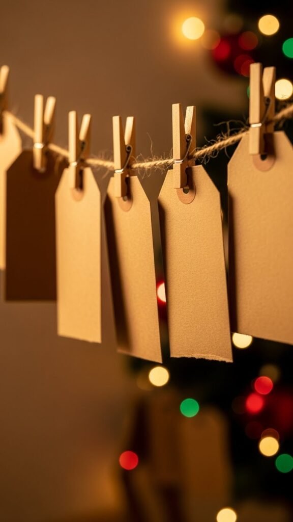 Kraft Paper Tag Garland
