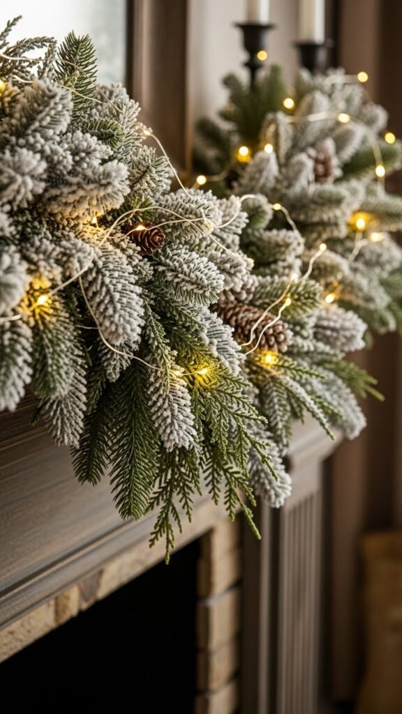 Snowy Pine Garland