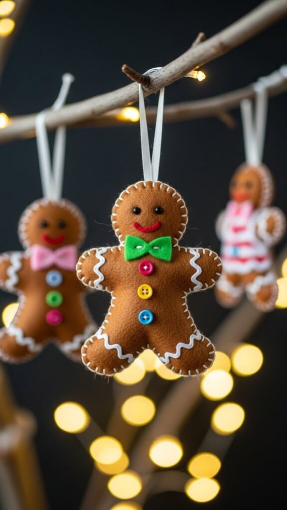 Felt Gingerbread People