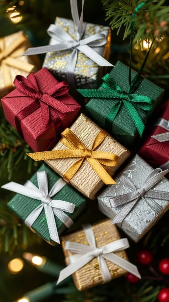 Mini Gift Box Ornaments