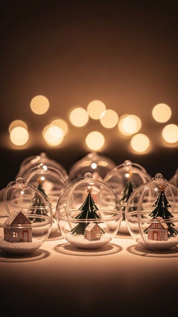 Glitter-Free Snow Globes