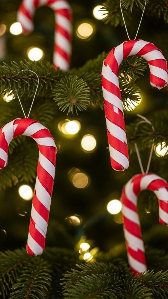 Twisted Paper Candy Canes