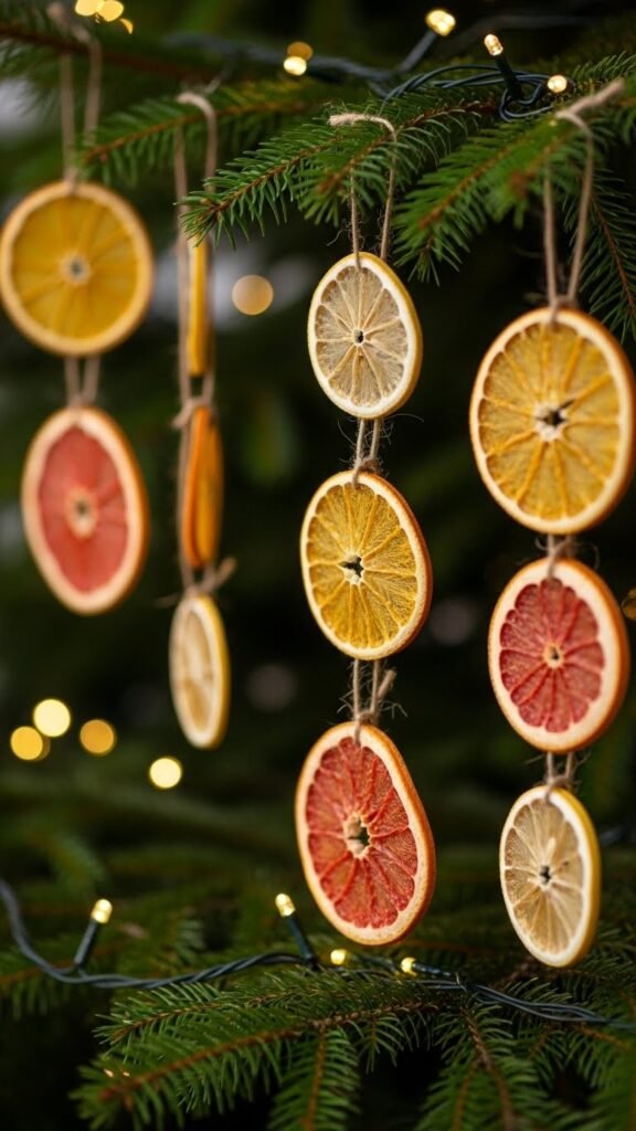  Dried Orange Ornaments