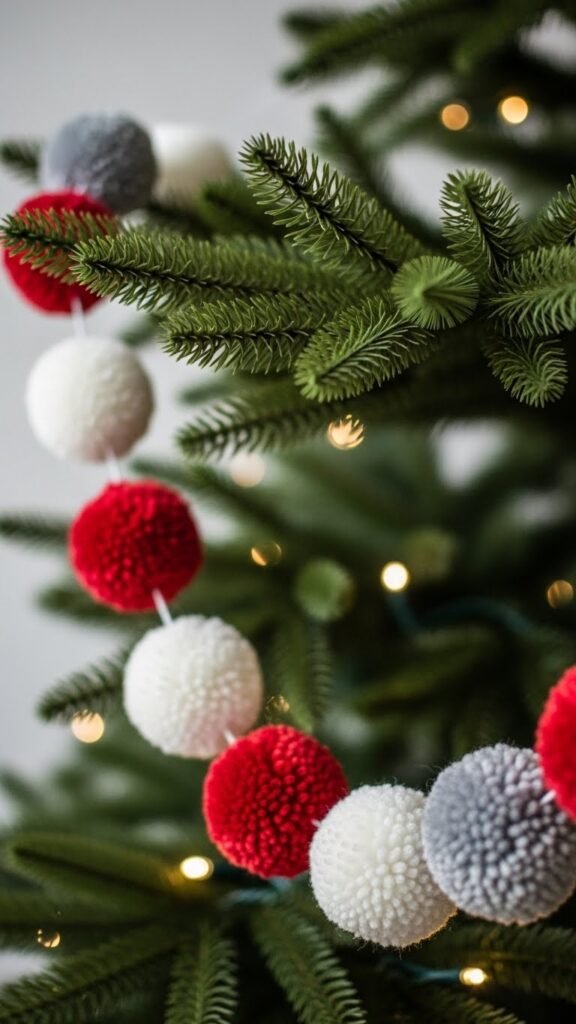 Mini Pom-Pom Garland