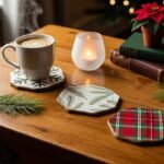 How to Make Stylish DIY Christmas Coasters That Protect & Decorate