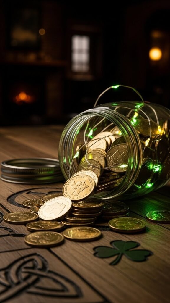  Lucky Coin Light Jar