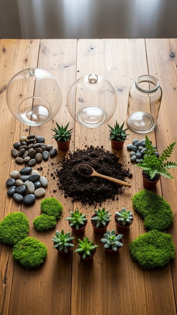 Gather Your Terrarium Supplies