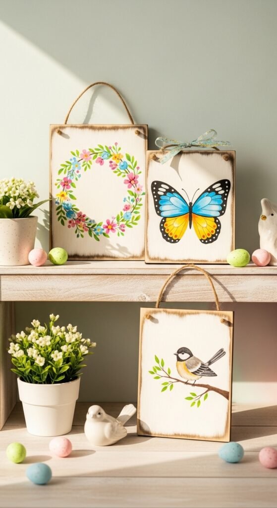 Hand-Painted Wooden Signs