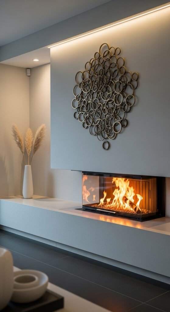how to modernize fireplaces