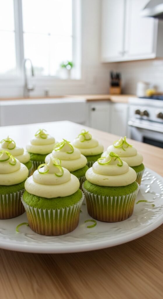 Lime Zest Cupcakes