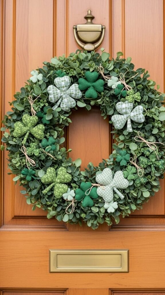 shamrock wreath