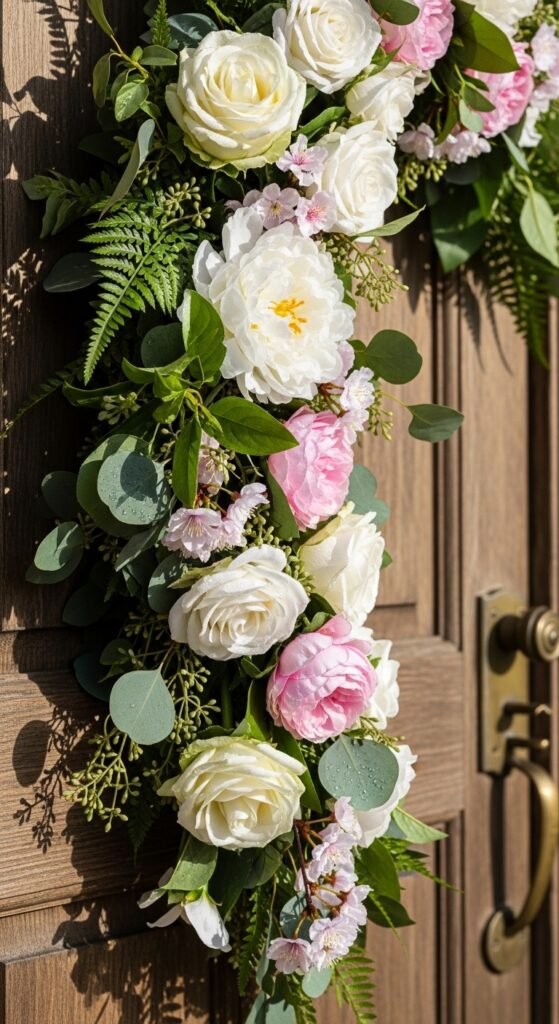  Fresh Flower Garland for Your Door
