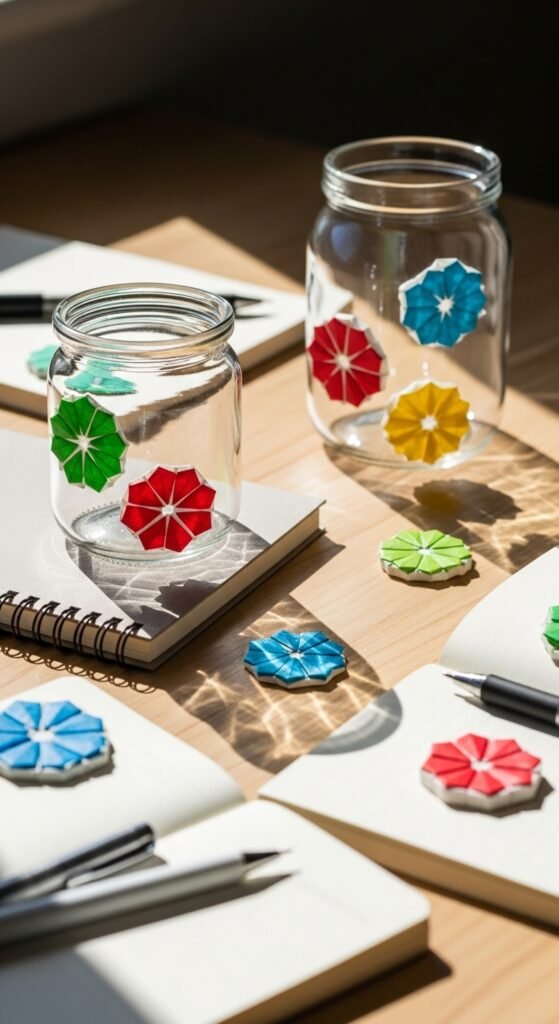 Washi Tape Flower Accents