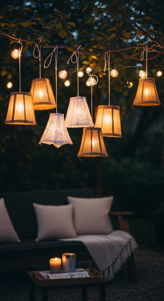 DIY String Light Lanterns